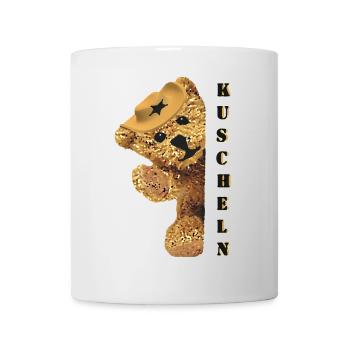 Teddy Bear Cuddly Toy Teddy Bear Christmas Noel - Mug - white - Front