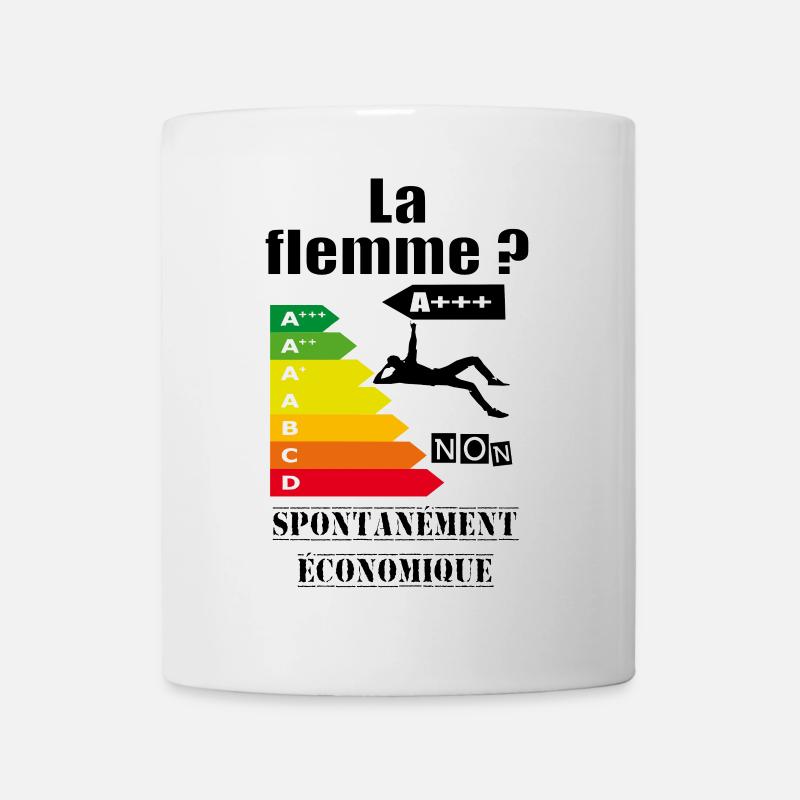 La flemme - Mug blanc - blanc