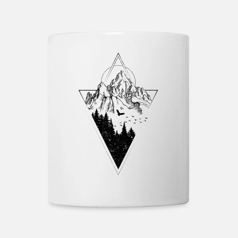 Berg - Tasse - Weiß