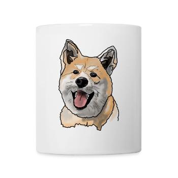Akita Inu - Mug - white - Front