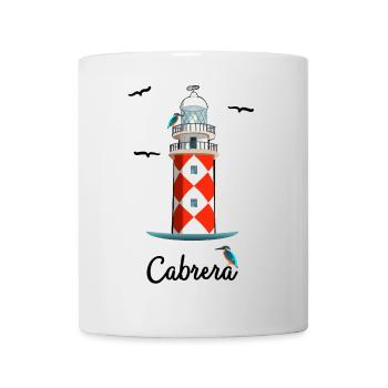 Cabrera, Balearic Island, protected area, lighthouse - Mug - white - Front