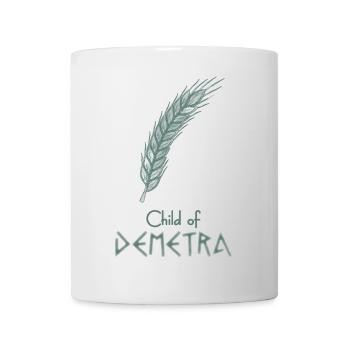 Child of Demetra – Percy Jackson inspired design - Mug - white - Front
