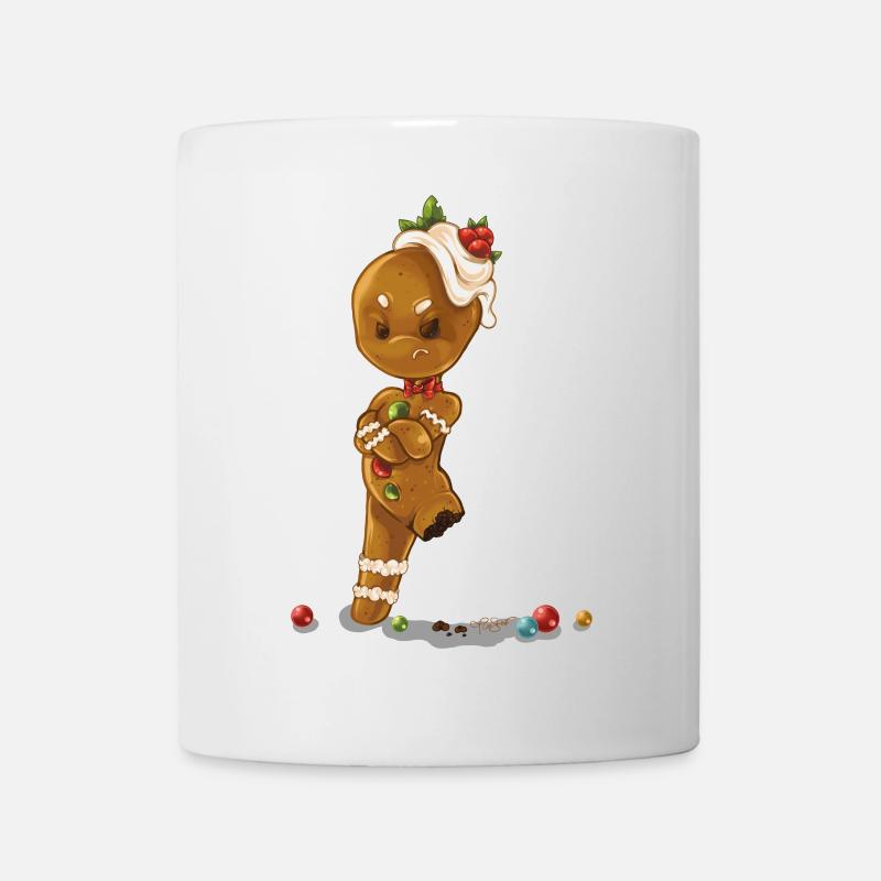 Lebkuchenmann ohne Bein - Tasse - Weiß