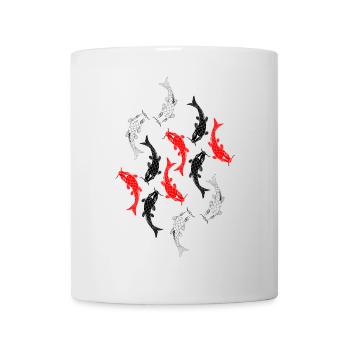 Fish decoration - Mug - white - Front