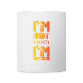 Je ne suis pas parfait, original - Mug blanc - blanc - Devant