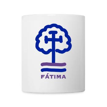 Pilgerwege nach Fatima, Portugal, Wegmarke - Tasse - Weiß - Vorne