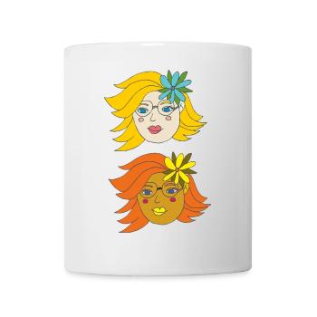 summer girls - Tasse - Weiß - Vorne