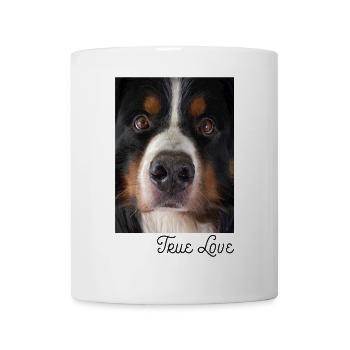 Gesicht Berner Sennenhund - Tasse - Weiß - Vorne