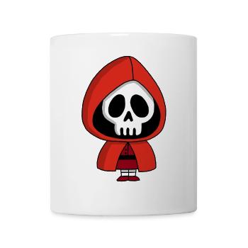 Squelette du petit chaperon rouge - Mug blanc - blanc - Devant