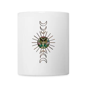 La fille qui peut devenir hibou - Mug blanc - blanc - Devant