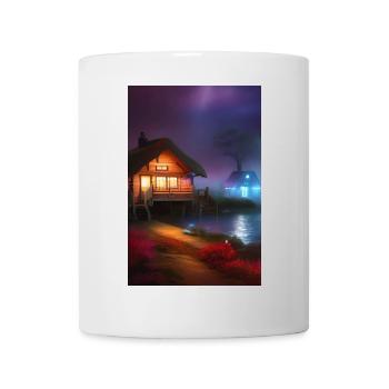 Charming Lakefront Cabin - Mug - white - Front