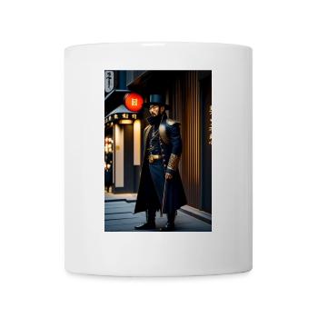 Samurai der Zukunft - Tasse - Weiß - Vorne