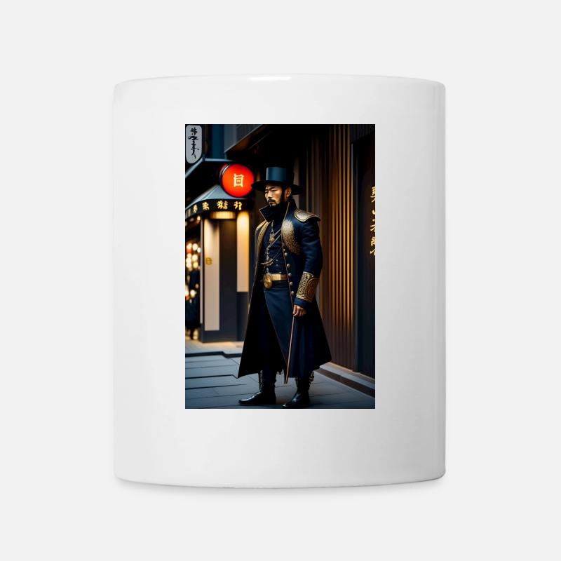 Samurai der Zukunft - Tasse - Weiß