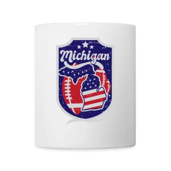 Michigan Football - Tasse - Weiß - Vorne