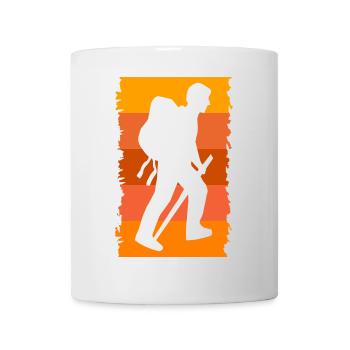 Mountaineering Hikers Hiking Mountain peaks - Mug - white - Front