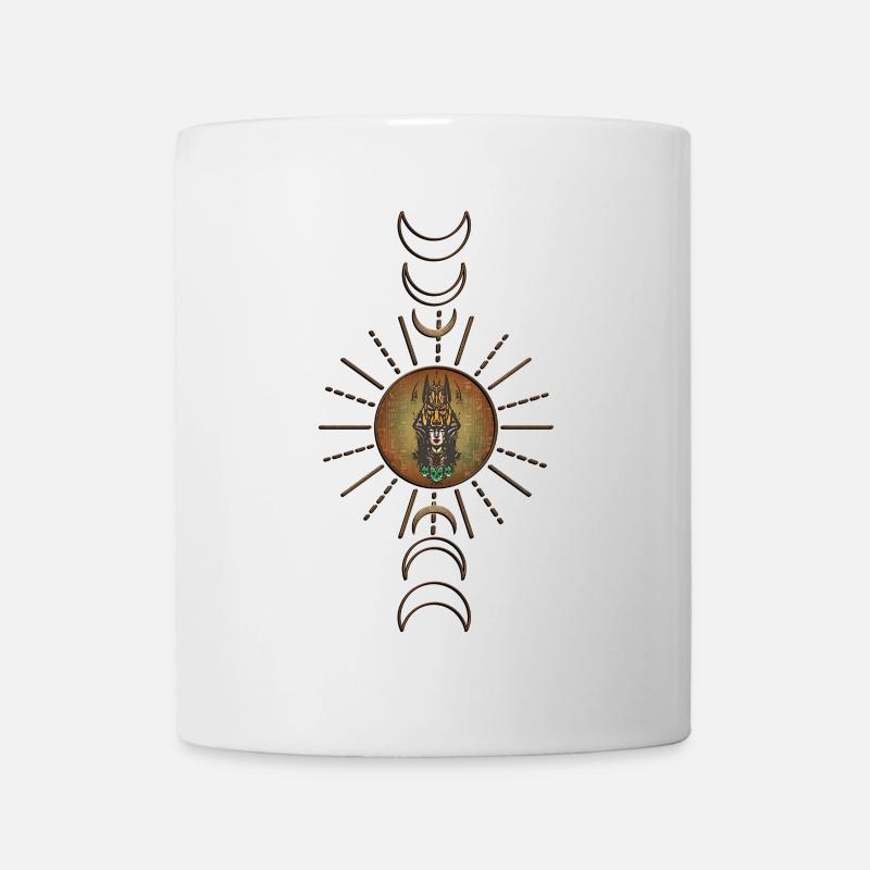 Die Schakalmaske von Anubis - Tasse - Weiß