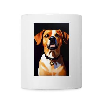 Hunde Bild - Tasse - Weiß - Vorne