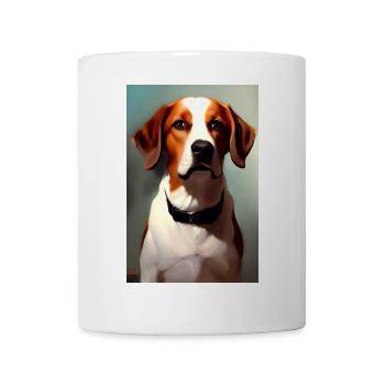 Hunde Bild - Tasse - Weiß - Vorne