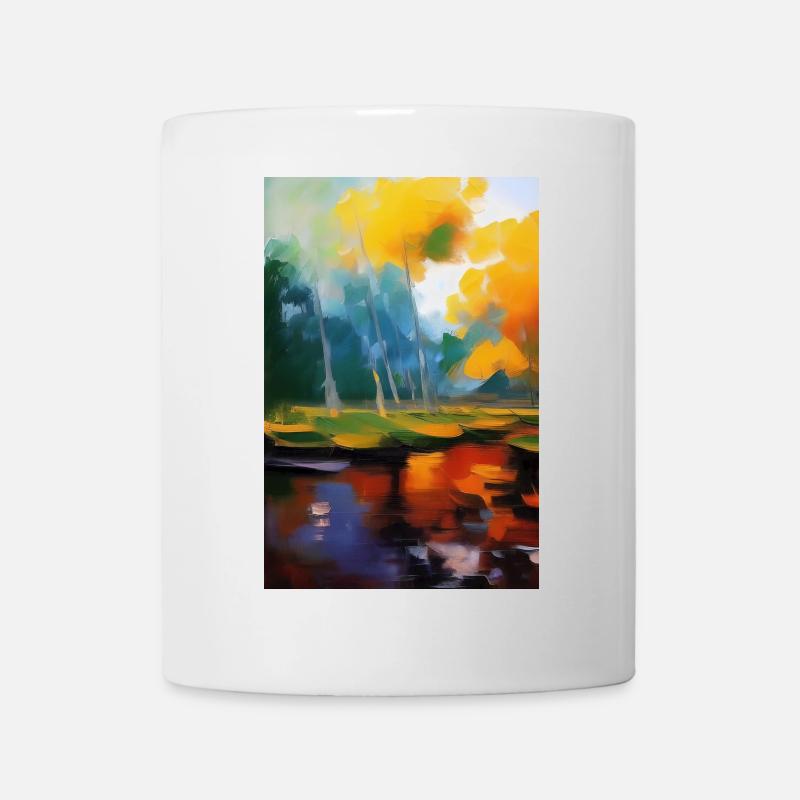 Kunst Malerei - Tasse - Weiß