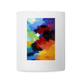 Motifs de peinture - Mug blanc - blanc - Devant