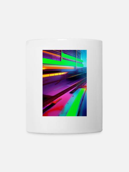 Muster und Formen - Tasse - Weiß