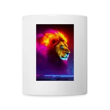 Lion Head - Mug - white - Front