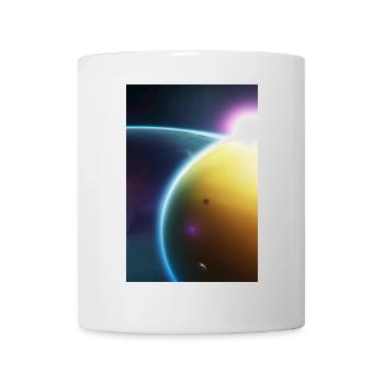 Weltall, Planeten - Tasse - Weiß - Vorne