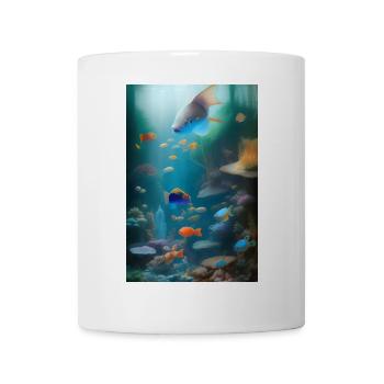 Fish, Aquarium - Mug - white - Front