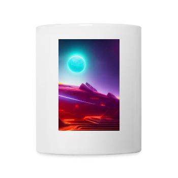 Weltall, Planeten - Tasse - Weiß - Vorne