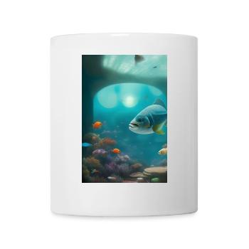 Fish, Aquarium - Mug - white - Front