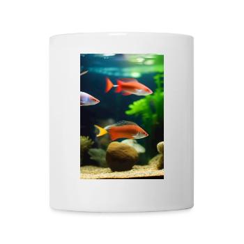 Fish, Aquarium - Mug - white - Front