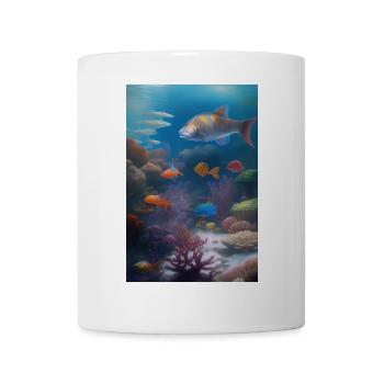 Fish, Aquarium - Mug - white - Front