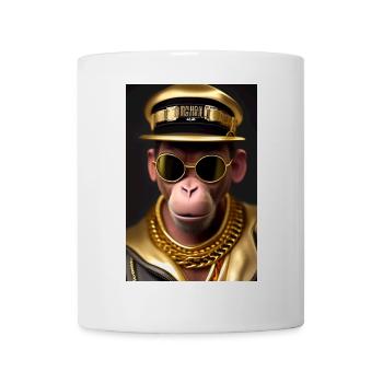 Cool Monkey With Sunglasses - Mug - white - Front