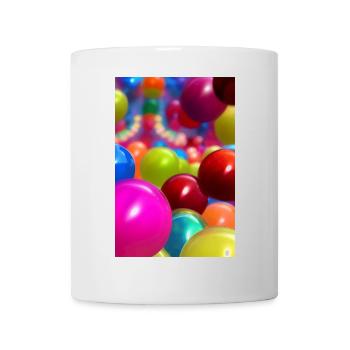 Bunte Bälle - Tasse - Weiß - Vorne