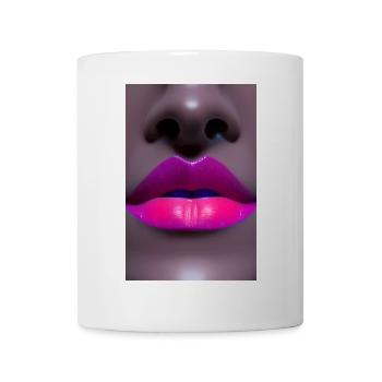Kiss Mouth - Mug - white - Front