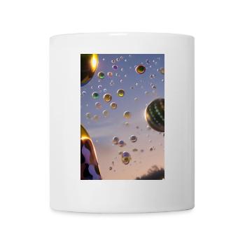 Bunte Seifenblase - Tasse - Weiß - Vorne