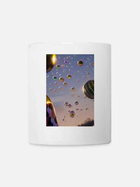 Bunte Seifenblase - Tasse - Weiß