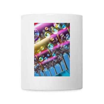 Bunte Seifenblasen - Tasse - Weiß - Vorne