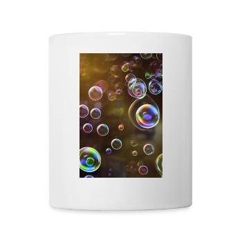 Bulles - Mug blanc - blanc - Devant