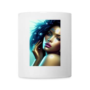 Beautiful woman - Mug - white - Front