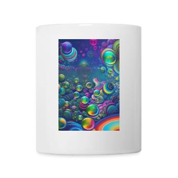 Bunte Seifenblasen - Tasse - Weiß - Vorne