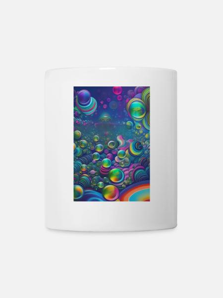 Bunte Seifenblasen - Tasse - Weiß
