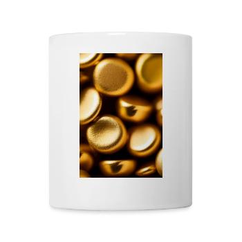 Pièces d’or - Mug blanc - blanc - Devant