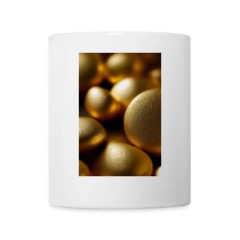Pièces d’or - Mug blanc - blanc - Devant