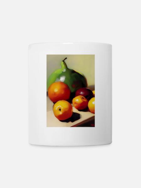 Früchte - Tasse - Weiß