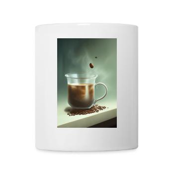 Coffee, coffee beans - Mug - white - Front