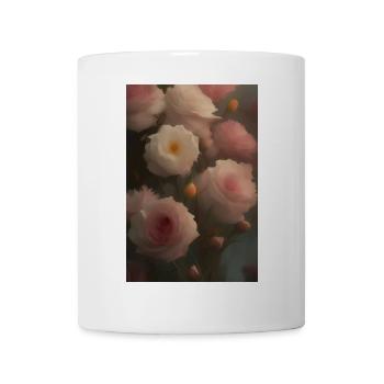 Art floral - Mug blanc - blanc - Devant
