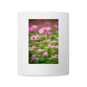 Art floral - Mug blanc - blanc - Devant