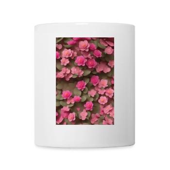 Art floral - Mug blanc - blanc - Devant