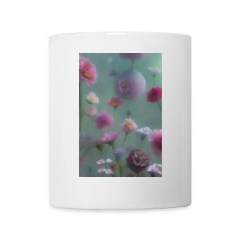 Art floral - Mug blanc - blanc - Devant